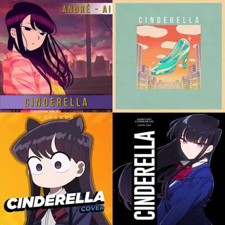 Cinderella From Komi Can't Communicate by Cidergirl (Medium) Drumset Sheet Music